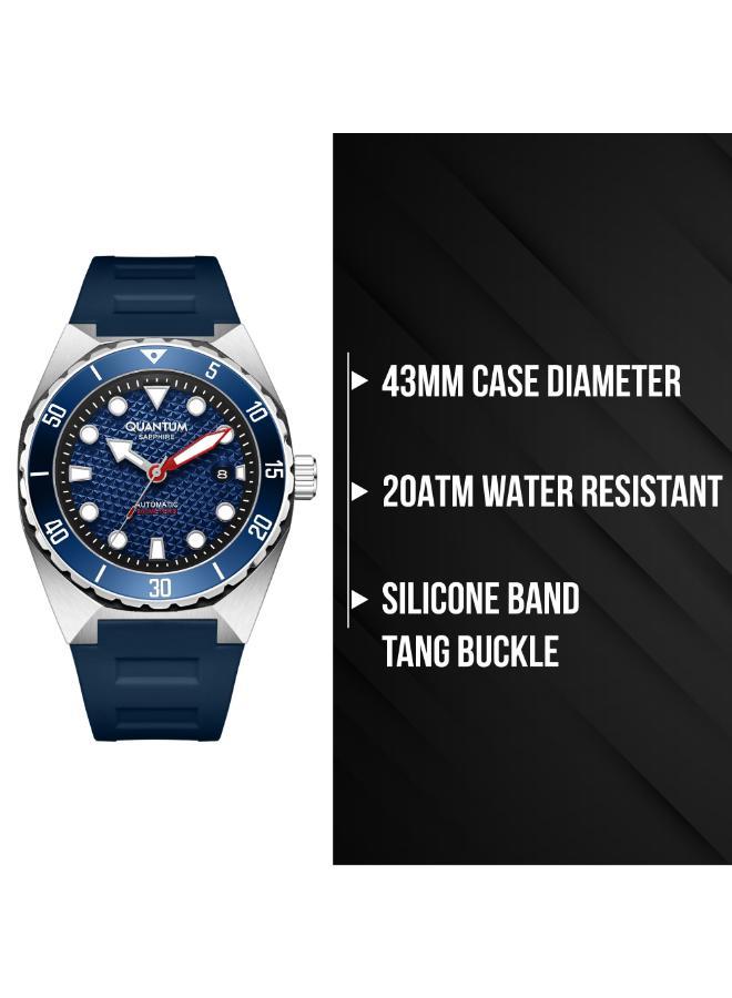 Quantum Men's Silicone Analog Watch BAR1213.399 - 43 mm - Image 5